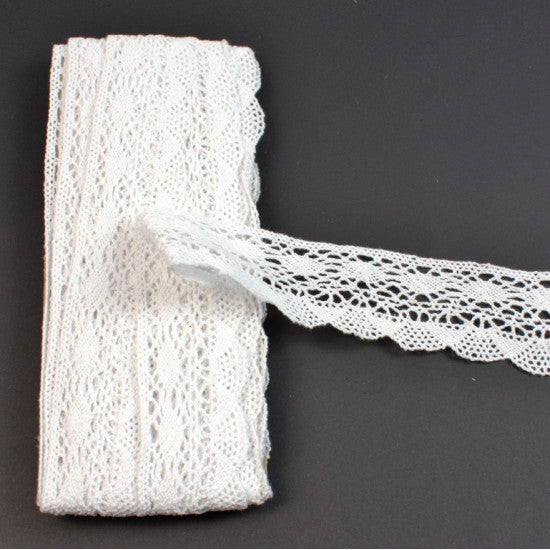 Dantela asszim 3.5cm alb