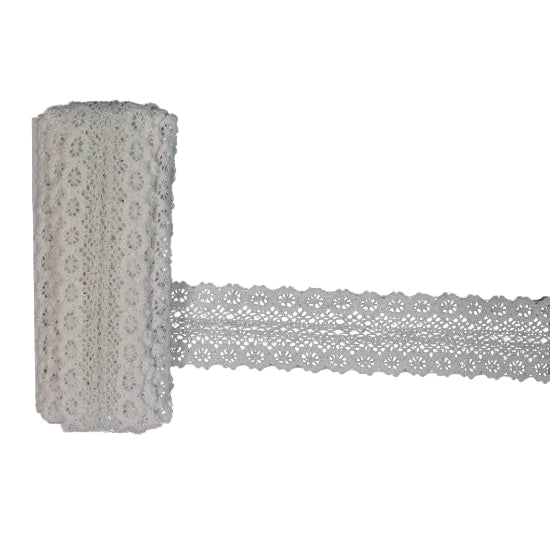 Dantela szim 4,5cm alb