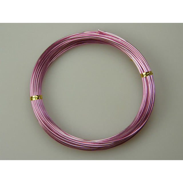 Sarma aluminiu 1.5mm 5m roz deschis