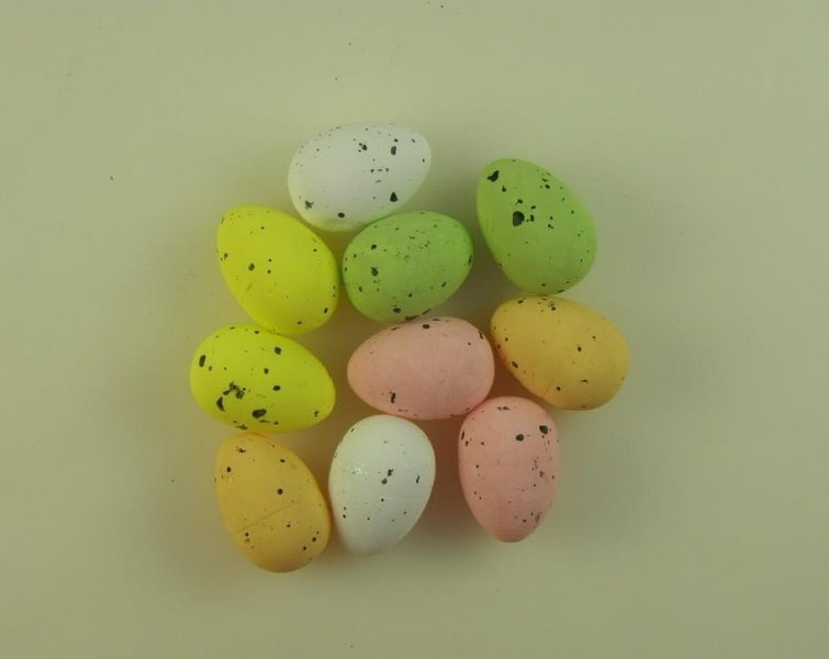Oua din polistiren 2.5x3.5cm pastel S/60