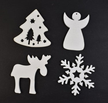 imagine produs Fig.craciun din lemn 9cm mixt