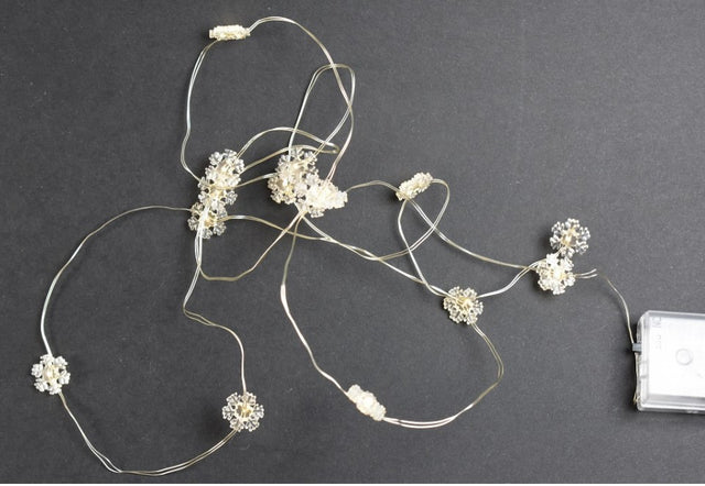 Ghirlanda leduri cu fulgi 1,5m-15led