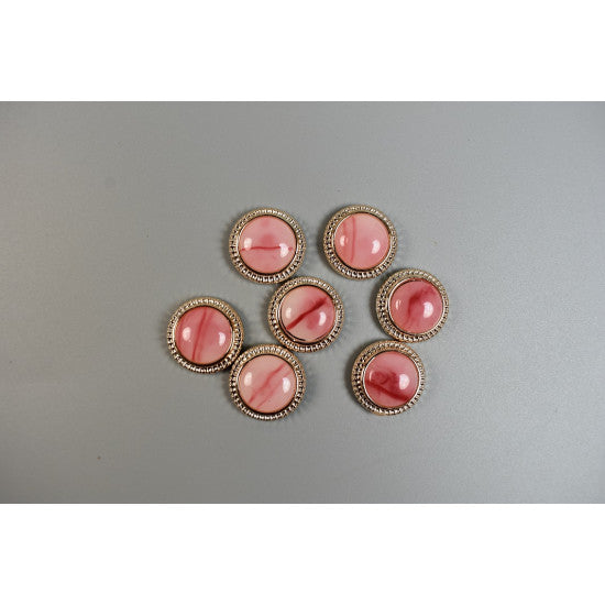 Brose decor 1,8cm rosu