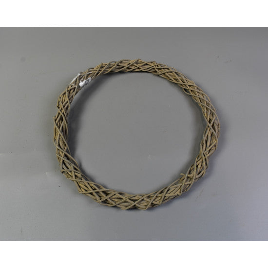 Coronita din nuiele 25cm vopsit gri