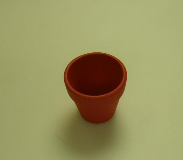 Vas lut 7x6.5cm portocaliu