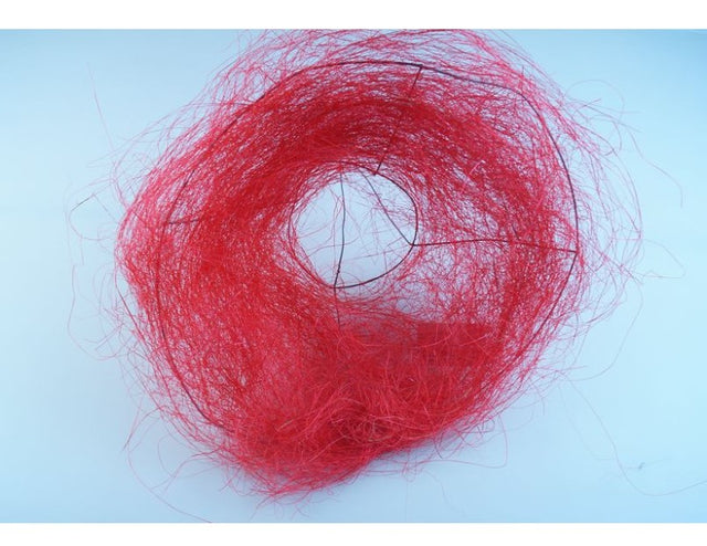 Suport buchet sisal 25cm rosu