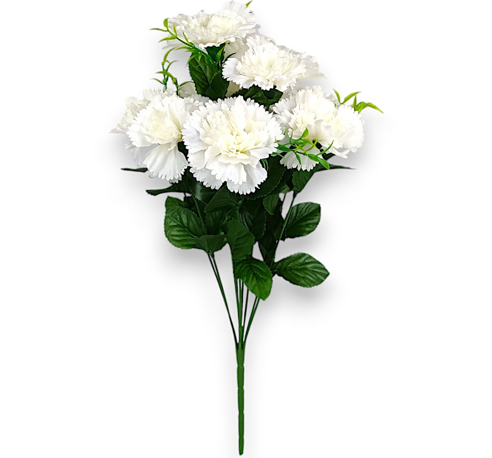 Buchet garoafe x9 alb