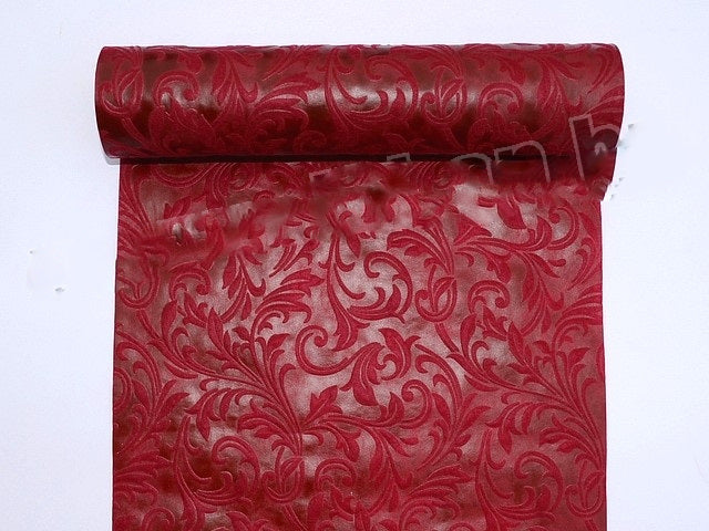 Amb.celofibra catifea 3D 30cmx10m bordeaux
