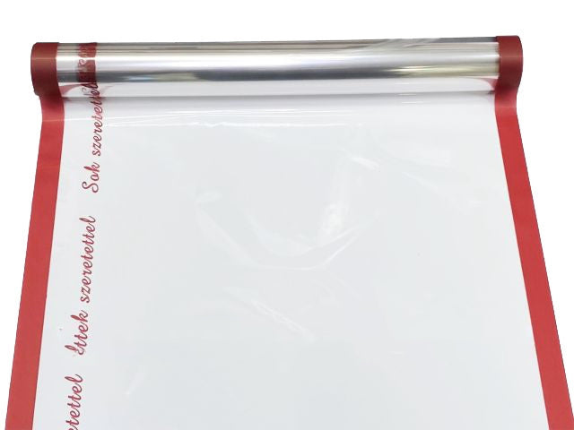 Folie sul transparent 50cmx10m bordeaux