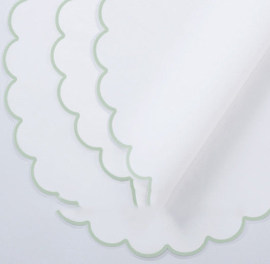 imagine produs Folie oval 56/46cm S/20 alb