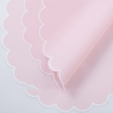 Folie oval 56/46cm S/20 roz