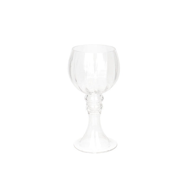 imagine produs Potir din sticla pe talpa 12x25cm