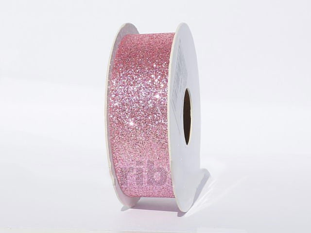 imagine produs Banda decor 25mmx10m cu glitter nalba