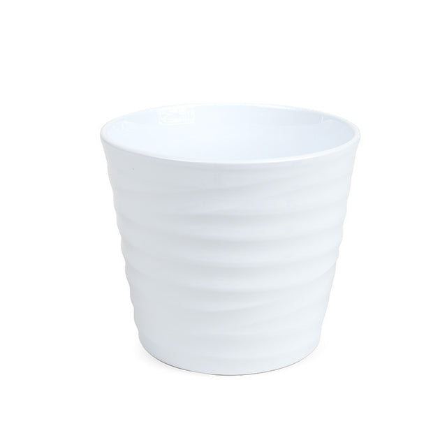 imagine produs Vas ceramic Wave 13cm alb