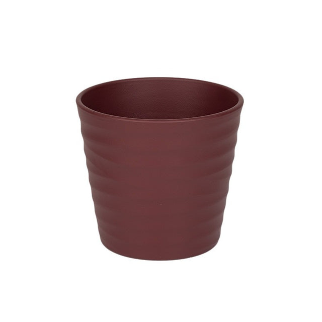 imagine produs Vas ceramic Wave 13cm bordeaux