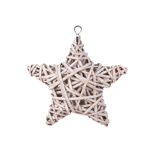 imagine produs Stele din nuiele de agatat 20x20x8cm alb