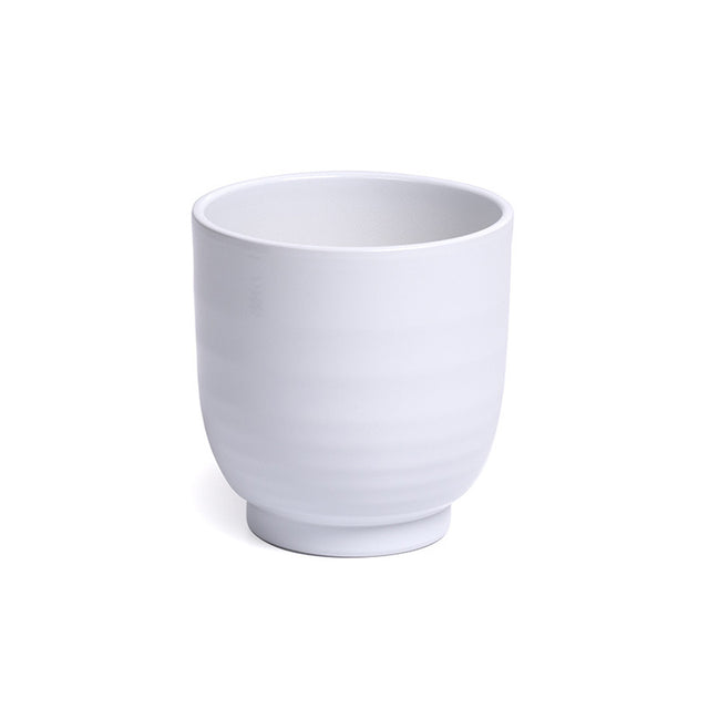 imagine produs Vas ceramic orhidee Intac 13,5cm alb