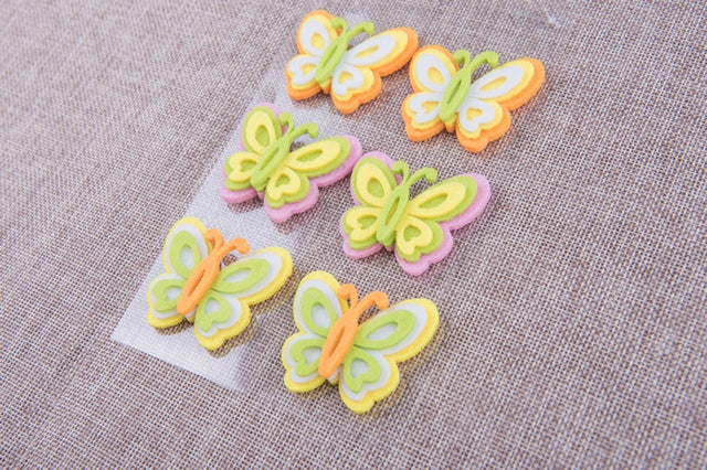 imagine produs Fluturi autoad. din pasla 5x4cm s/6