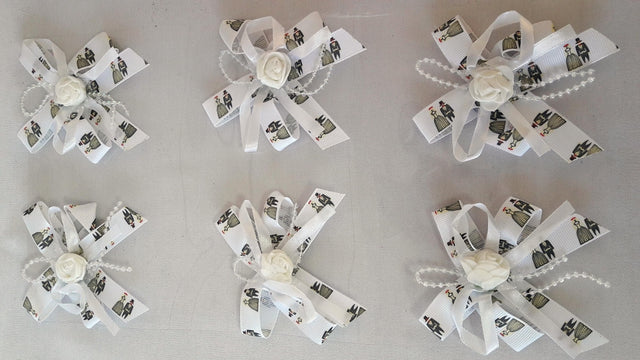 imagine produs Acc. de nunta autoad.cu trandafir s/6