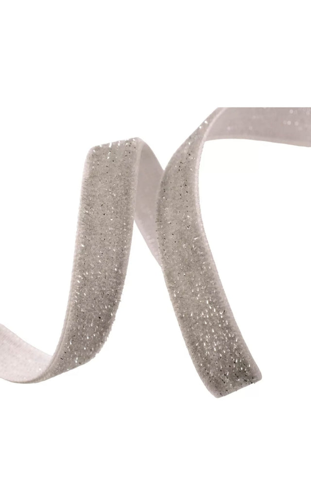 imagine produs Banda decor catifea 10mmx10m gri