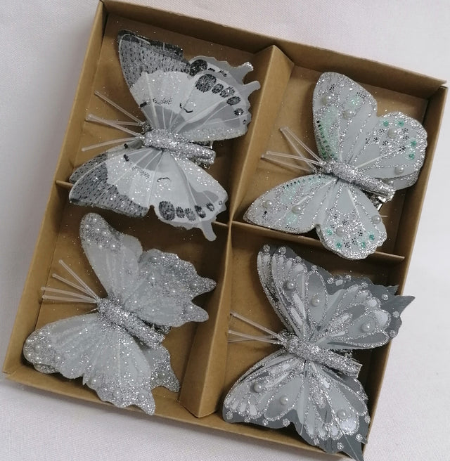 imagine produs Fluturi cu clame 8cm S/8