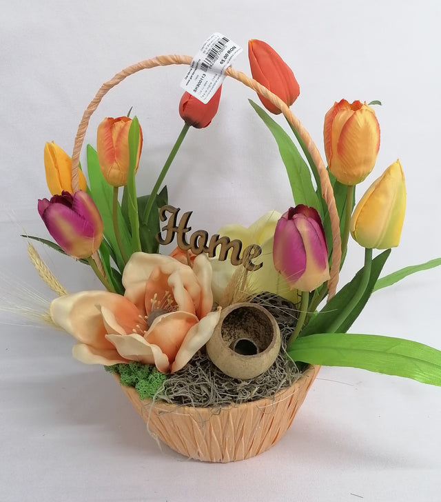 imagine produs Cos cu lalele