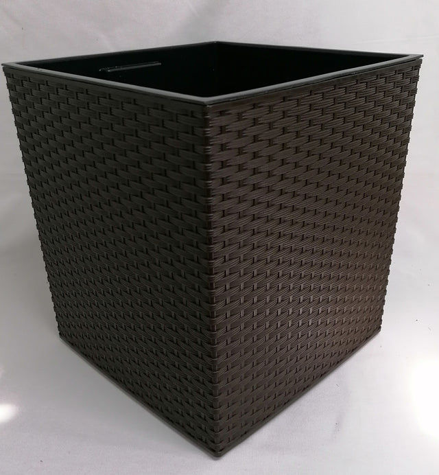 imagine produs Ghiveci plastic juka 40x40cm mokka