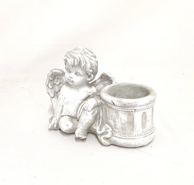 imagine produs Bol din ghips cu ingeras 22cm