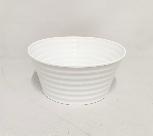 imagine produs Bol plastic Bratek D20cm H9cm alb