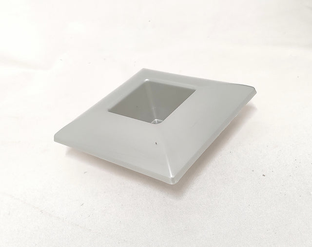 imagine produs Vas plastic pt.aranjamente 17x17cm argintiu