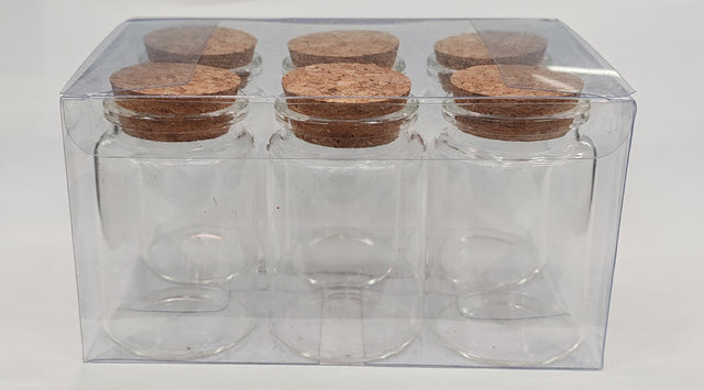 Bol din sticla cu capac 8x4.7cm S/6