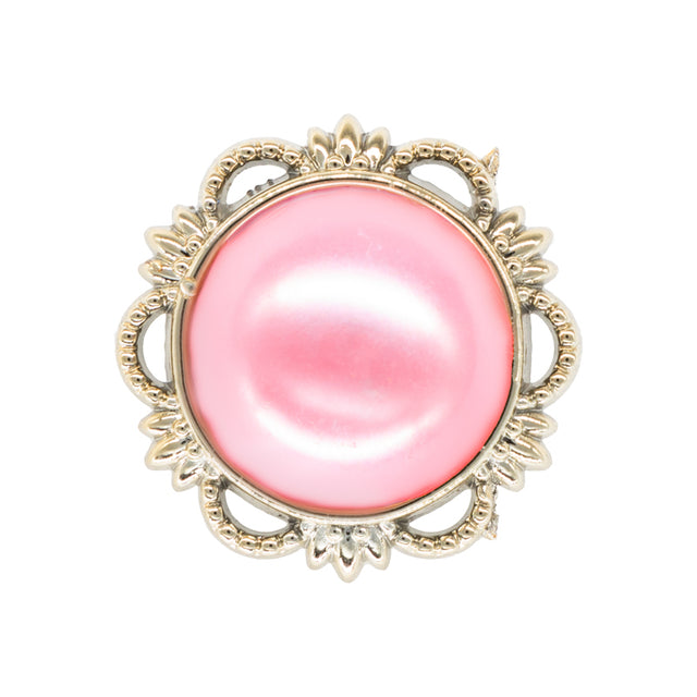 imagine produs Piatra opal auriu/roz pudra 28mm S/10