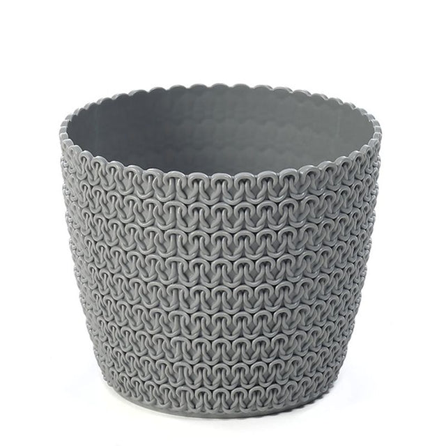 imagine produs Ghiveci plastic Magnolia Jersey 190mm gri