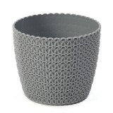 Ghiveci plastic Magnolia Jersey 220mm gri
