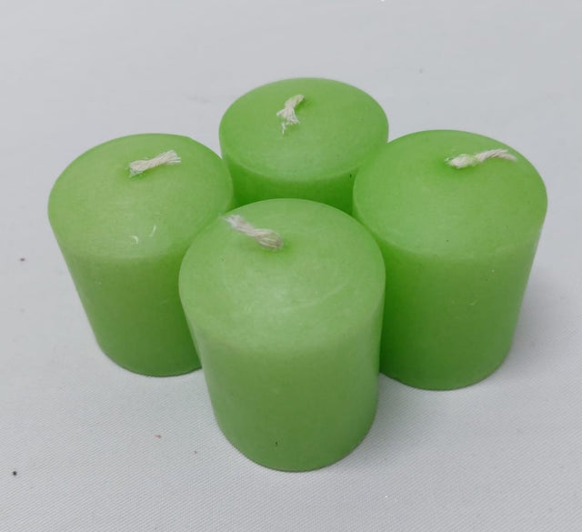 Lumanari advent 4.5x5cm verde deschis