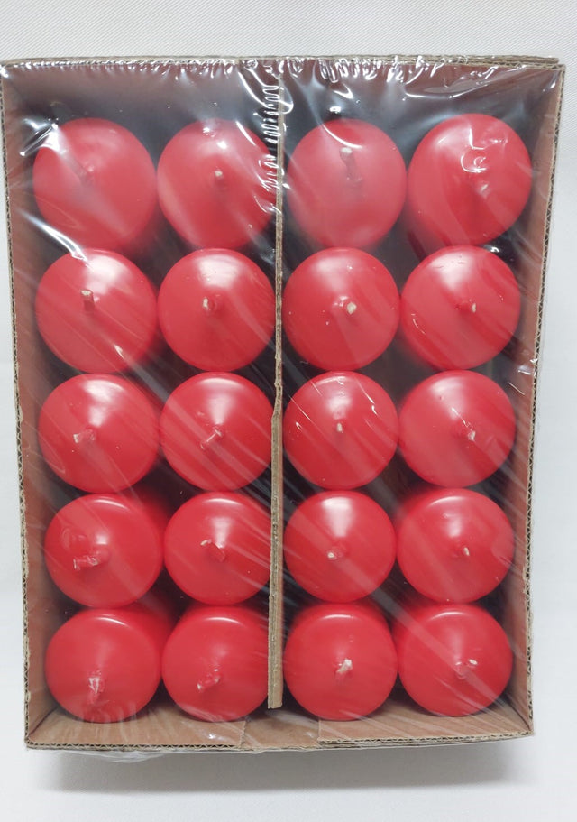 Lum. advent simpla 4x6cm 20buc/pachet rosu