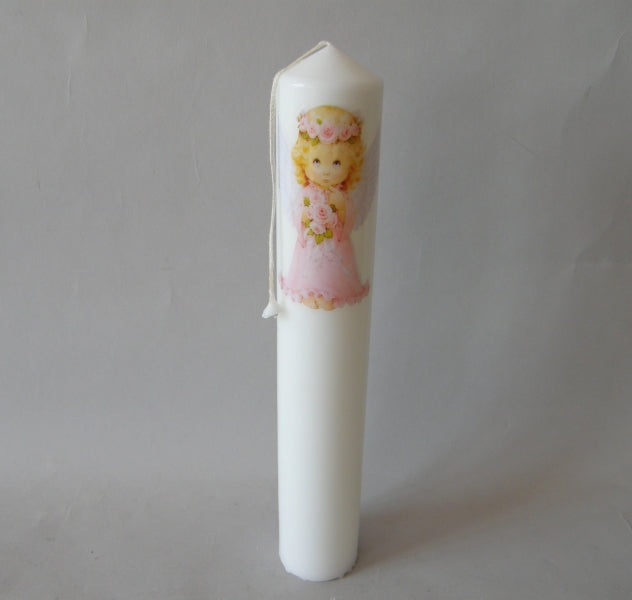 imagine produs Lumanari stalp cu poze 5x35cm ingeras