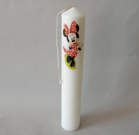 imagine produs Lumanari stalp cu poze 5x35cm minnie