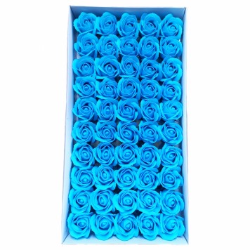 Set trandafiri sapun s/50 turcoaz