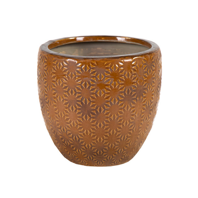 imagine produs Bol ceramic Sophia Classic 18x17cm maro