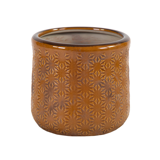 imagine produs Vas ceramic Sophia Cauldron 18x17cm maro