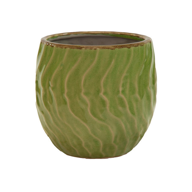 imagine produs Bol ceramic Loren Wave 18x17cm verde