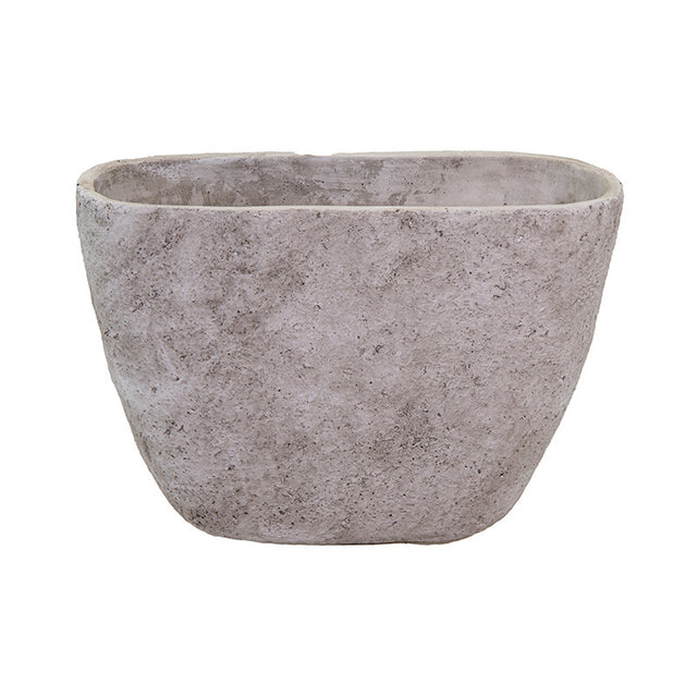 imagine produs Bol oval din piatra Orion 40x16x28cm gri