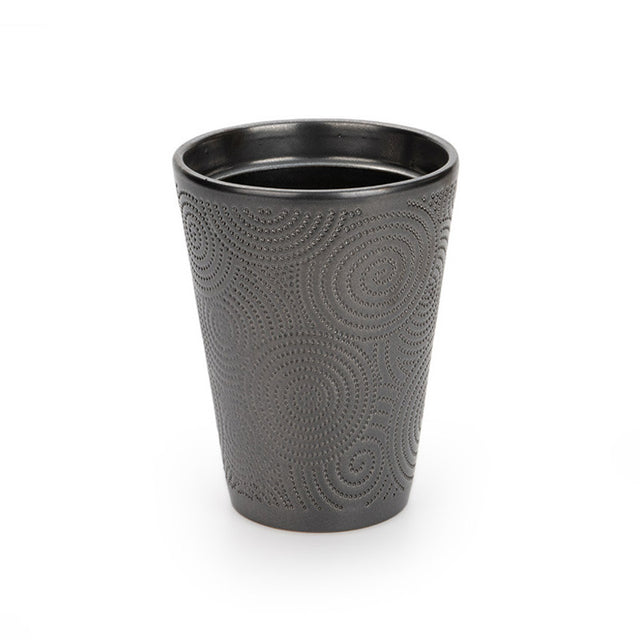 imagine produs Ghiveci Ceramic Pt.Orhidee Malmö Infinity 14x18,5cm Antracit