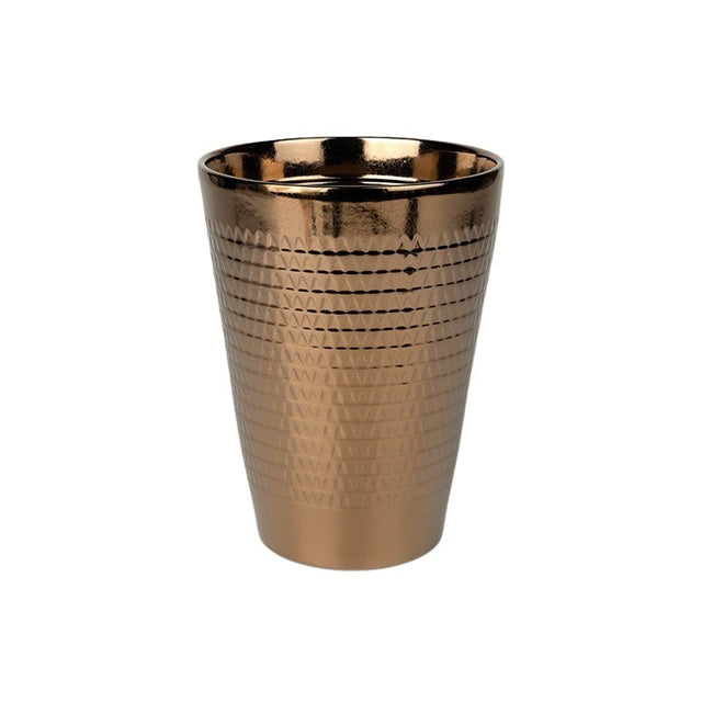 imagine produs Ghiveci Ptr.Orhidee Malmo Abyss 17x22,5cm Auriu