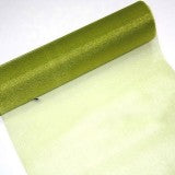 ORGANZA SUL 23.5CMX10M VERDE MUSCHI DESCHIS