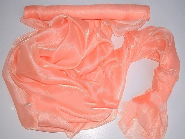ORGANZA SATEN 47CMX10M PIERSICA