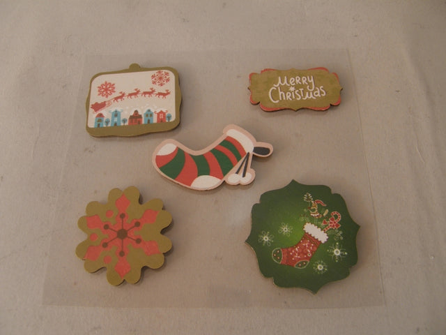 imagine produs Dec. craciun autoadezive s/5 xmas2-5
