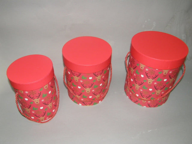 imagine produs Set cutii din carton rotunde s/3