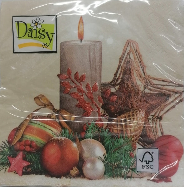 imagine produs Servetele xmas candle, star&baubles s/20